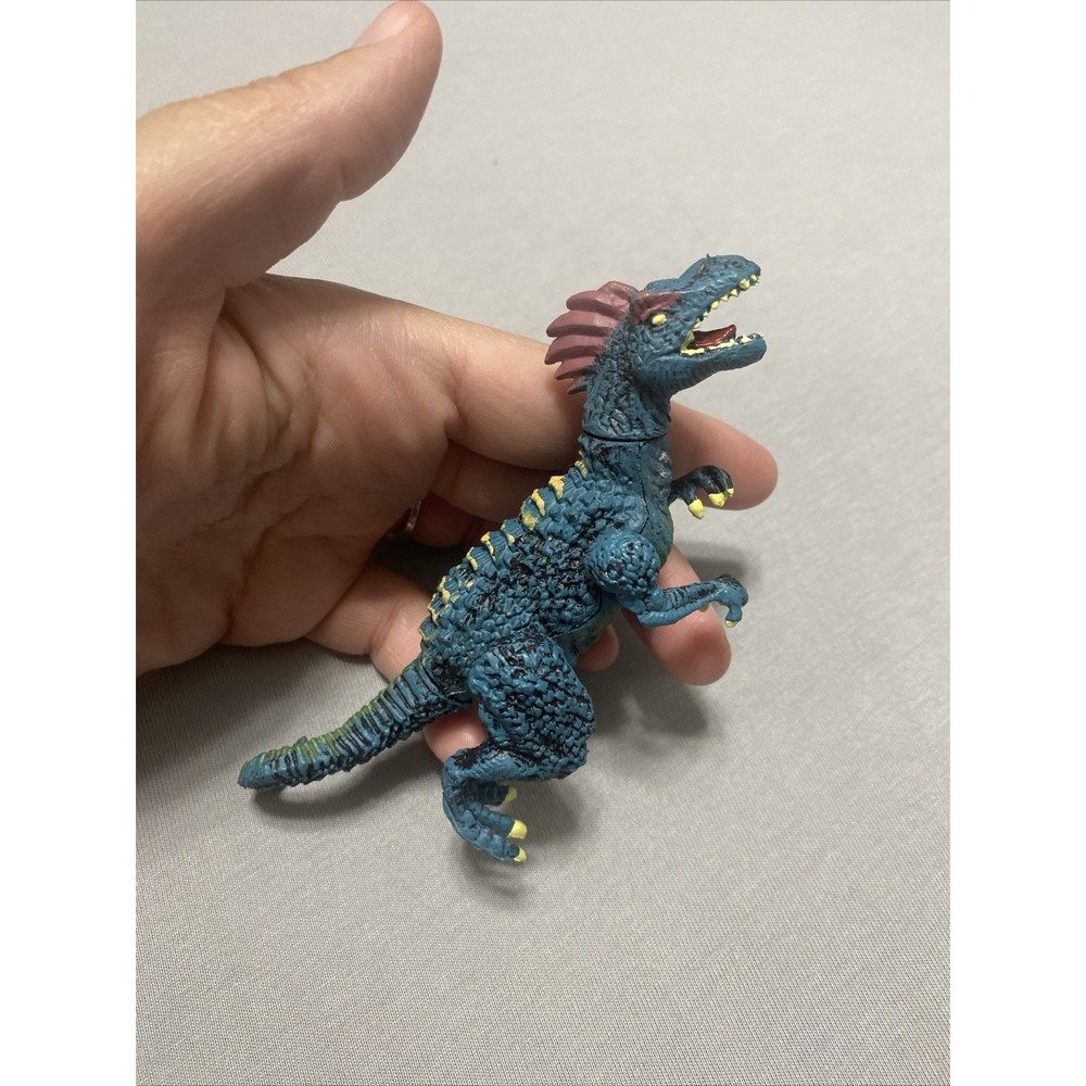 Poseable Dinosaur Jurassic Velociraptor Raptor Toy Action Figure Cake Topper